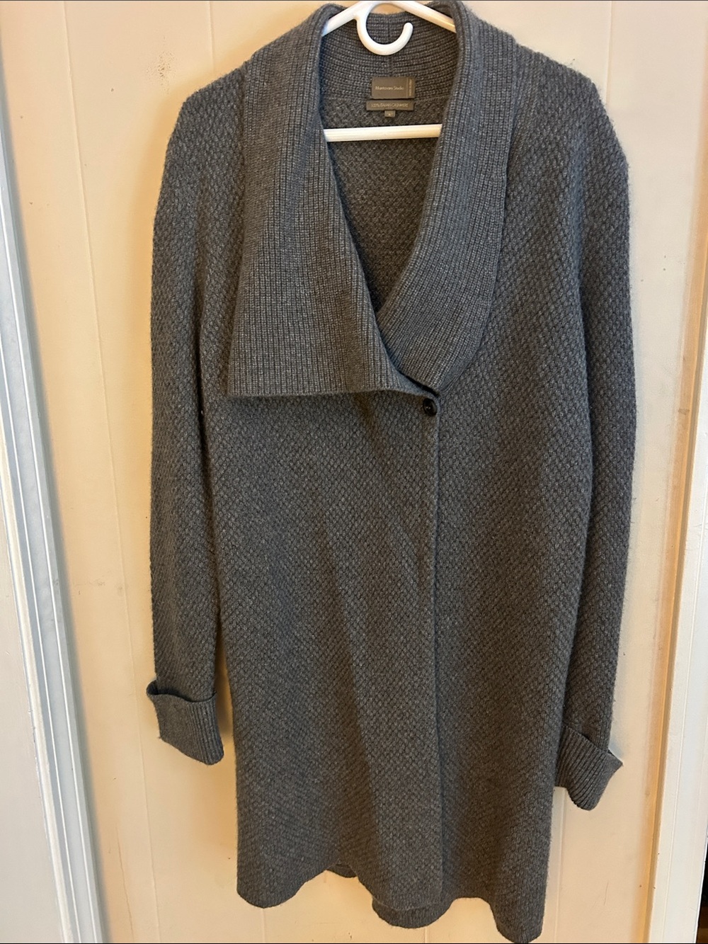 Mantovani Studio Long 100% Cashmere Cardigan